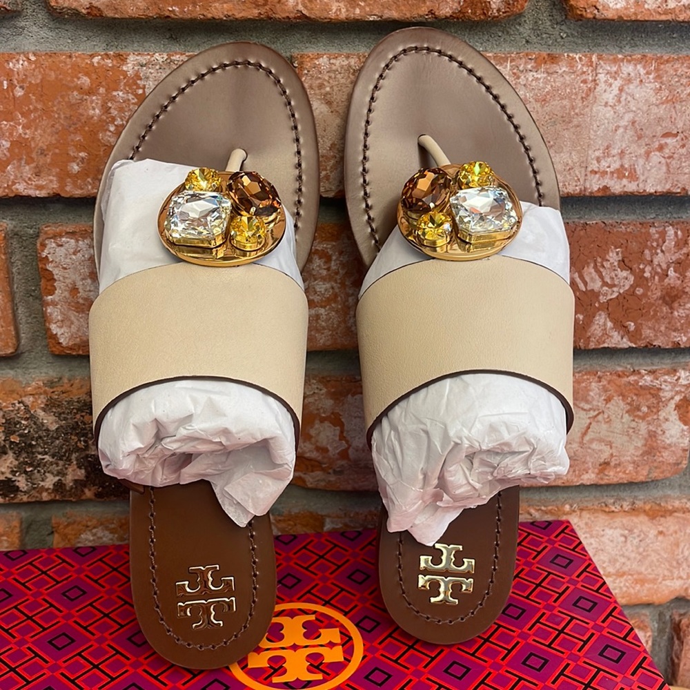 Tory Burch Paros Disk Embellished Sandal size 9.5